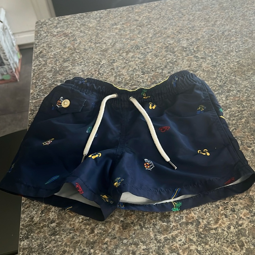 Toddler Ralph Lauren swim trunks